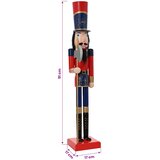  Božićni orašar TURKU Crvena i crna 91 cm | shoptok.hr