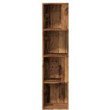 vidaXL Kutni ormarić boja staro drvo 33x33x132 cm konstruirano drvo | shoptok.hr