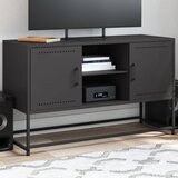 TV ormarić crni 100,5x39x60,5 cm čelični Cene