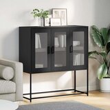 vidaXL Komoda antracitna 100,5x39x107 cm hladno valjano jeklo | Shoptok.si