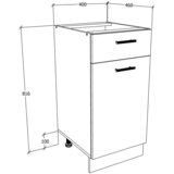 MID.YOU KUHINJSKA SPODNJA OMARICA | Shoptok.si