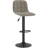 Furnova Barski stolček svetlo siv žamet, (21949461) | Shoptok.si