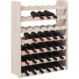  Stalak za vino 67,5x25x87 cm od masivne borovine | shoptok.hr