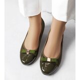 Gemre Green Wedge Heel Ballet Flats Cailot | shoptok.hr