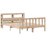 vidaXL Okvir kreveta bez madraca 150 x 200 cm od masivne borovine Cijene