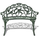 The Living Store Vrtna klop 100 cm liti aluminij zelene barve - Vrtna Klop, (21459419) | Shoptok.si