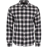 Kyoto-3 Fuji Flannel muška košulja belo-crna | ePonuda.com