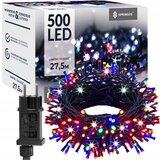 springos 500LED BOŽIČNE LUČKE ZUNANJA SVETLOBNA ZAVESA IP44 VEČBARVNA + BLISKAVICA, (21638545) Cene