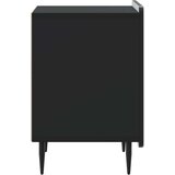  Noćni ormar 2 pcs Crna 43 x 34,5 x 52 cm Konstruirano drvo | shoptok.hr