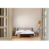 noo.ma Crni željezni tapecirani bračni krevet s podnicom 180x200 cm Eton Basic – | shoptok.hr