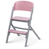 Kinderkraft stolček za hranjenje LIVY brez pladnja, roza | Shoptok.si