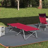  Sklopivi kamperski krevet Crvena 194 x 62,5 x 42,5 cm | shoptok.hr