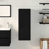  Zidni ormarić crni hrast 34,5x34x90 cm inženjerski drvo | shoptok.hr