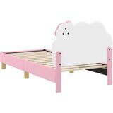  Otroški posteljni okvir z vznožjem Roza 80 x 160 cm PU, (5000104638) | Shoptok.si