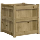 Maison Chic Vrtno cvetlično korito - Cvetlični Lonec 50x50x50 cm impregnirana borovina, (21789690) | Shoptok.si