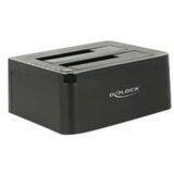 Delock 62661 storage drive docking station USB 3.2 Gen 1 (3.1 Gen 1) Type-B Black Cijene