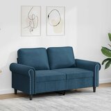  Dvosjed Plava 120 cm baršunasti | shoptok.hr