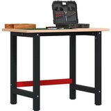 vidaXL Delovna miza 100x60x81,5 cm trdna bukovina pravokotna | Shoptok.si