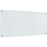  Kuhinjski zid Bijelo 110 x 50 cm Staklo otporno na udarce | shoptok.hr