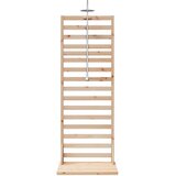 Vanjski tuš 225 cm Masivna borovina i nehrđajući čelik Prirodna | shoptok.hr