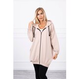 Kesi Sweatshirt with "The World is Yours" print light beige | shoptok.hr