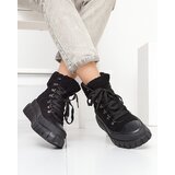 Resti Women's black eco-suede boots with sheepskin Vetic - Footwear | ePonuda.com