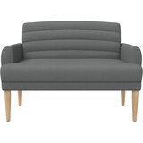  Ljubavni kauč s gumbima Tamnosiva 116 x 67 x 80 cm Tkanina | Eponuda.com