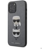 Karl Lagerfeld Originalen ovitek KLHCP12LSAKICKCSL za iPhone 12 Pro Max siva zaščita - Heads Cene