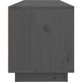 TV ormarić sivi 100x34x40 cm od masivne borovine | Eponuda.com