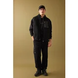 Defacto Discovery Channel Oversize Fit Cargo Pocket Wide Leg Sweatpants