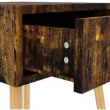 Noćni ormarić boja hrasta 40 x 40 x 56 cm konstruirano drvo | Eponuda.com