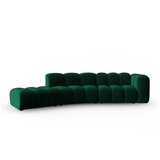 Micadoni Home Temno zelena kotna sedežna garnitura (desni kot) Lupine – Cene