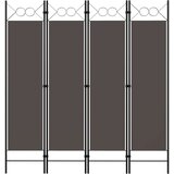 vidaXL Paravan 4-delni antraciten 160x180 cm Cene