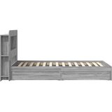  Okvir kreveta s pohranom s ladicama Siva Sonoma 100 x 200 cm - Siva Sonoma 100 x 200 cm sa središnjom policom | shoptok.hr