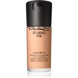 MAC Cosmetics Studio Fix Fluid SPF 15 24HR Matte Foundation + Oil Control matirajući puder SPF 15 nijansa N6 30 ml Cijene