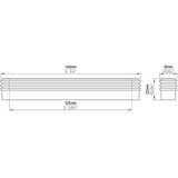 SIRO Ručka za namještaj alu 128 mm | shoptok.hr