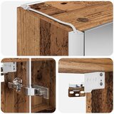  Kupaonski ormar s ogledalom Staro drvo 103,5 x 15,5 x 70 cm | shoptok.hr