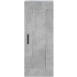 vidaXL Visoka komoda siva betona 34 5x34x180 cm od konstruiranog drva | shoptok.hr
