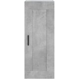 vidaXL Visoka omara betonsko siva 34,5x34x180 cm inženirski les | Shoptok.si