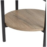 Casa Selección Črn regal v hrastovem dekorju 40x110 cm – | Shoptok.si