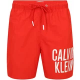 Calvin Klein Underwear Kratke kopalne hlače oranžno rdeča / bela