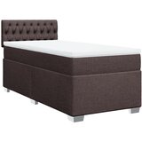  Krevet s oprugama i madracem tamnosmeđi 80x200 cm od tkanine | shoptok.hr
