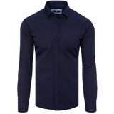 DStreet Koszula męska elegancka granatowa | Shoptok.si
