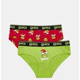 Sinsay Pamučne hipster gaćice 2 pack Grinch Cijene