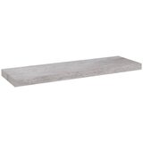 Maison Chic Stenska polica - Viseča Polica betonsko siva 80x23,5x3,8 cm MDF, (21784727) Cene