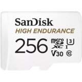San Disk Spominska kartica High Endurance 256GB microSDXC UHS-I U3 V30 (100/40 MB/s) + SD adapter &amp;ndash; SDSQQNR-256G-GN6IA Slike