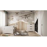  Drveni dječji krevet Classic 2 s ladicom - bijeli - 160x80 cm - Bez madraca | shoptok.hr