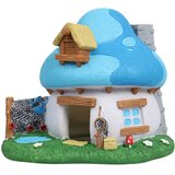 Duvo Smurfs Forest Fishing House Dekoracija sa priključkom za vazdušnu pumpu, 13.4x9.8x11cm