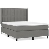  The Living Store Box spring postelja z vzmetnico temno siva 140x200 cm blago - Box Spring Postelja, (21454812) | Shoptok.si