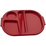  Predelni Pladenj za Obroke, Polikarbonat, 280x230mm | Shoptok.si